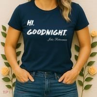 HI. Goodnight. John Fetterman Funny Debate Quote Women's T-Shirt thumb 2