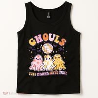 Halloween Ghouls Just Wanna Have Fun Tank Top thumb 2