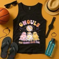 Halloween Ghouls Just Wanna Have Fun Tank Top thumb 4