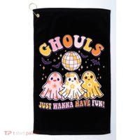 Halloween Ghouls Just Wanna Have Fun Golf Towel thumb 0