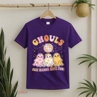 Halloween Ghouls Just Wanna Have Fun T-Shirt thumb 2