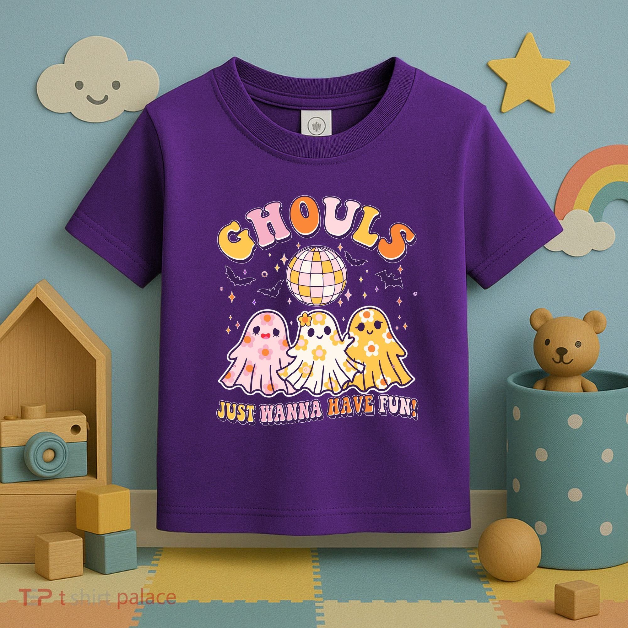 Halloween Ghouls Just Wanna Have Fun Toddler T-Shirt
