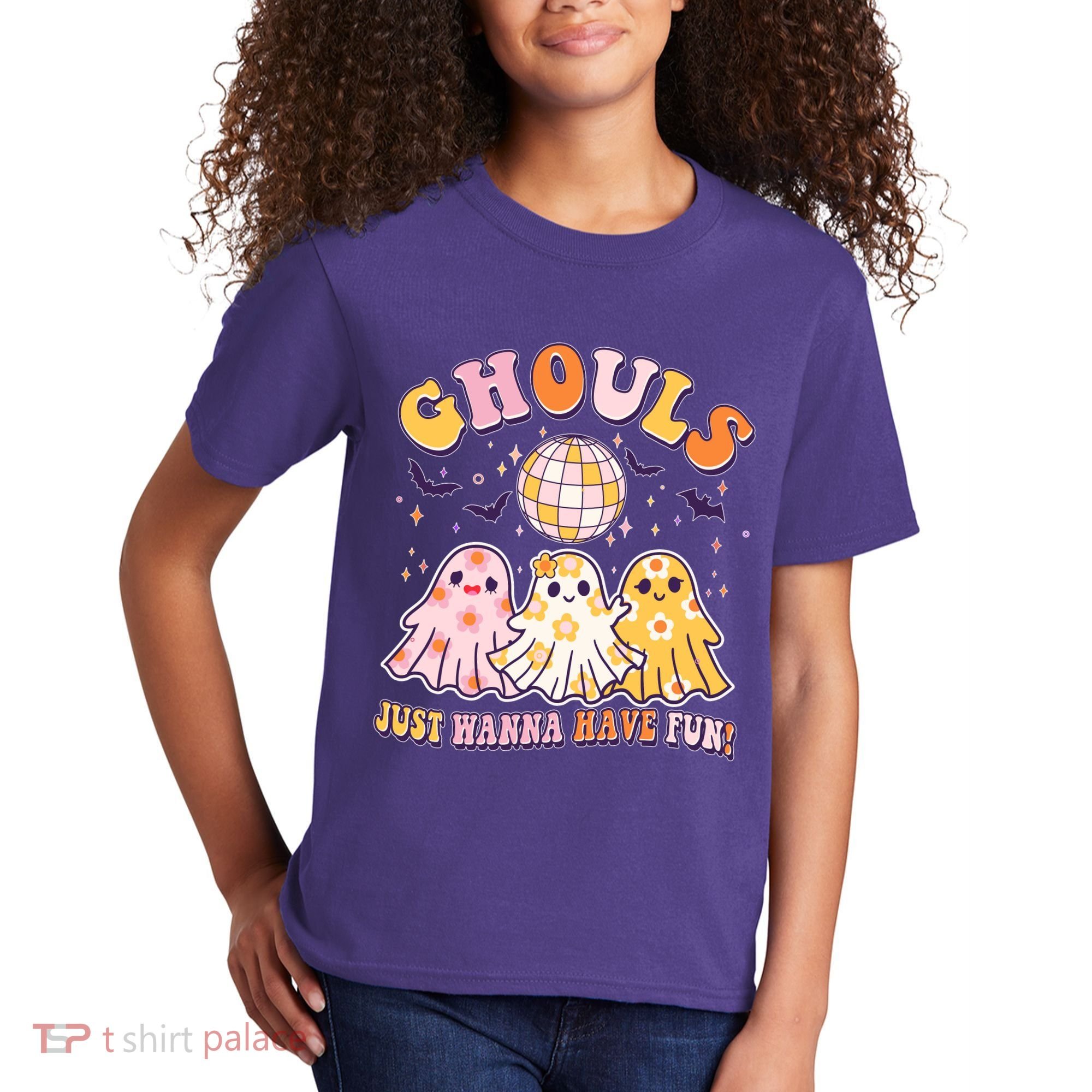 Halloween Ghouls Just Wanna Have Fun Kids T-Shirt