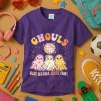 Halloween Ghouls Just Wanna Have Fun Kids T-Shirt thumb 3