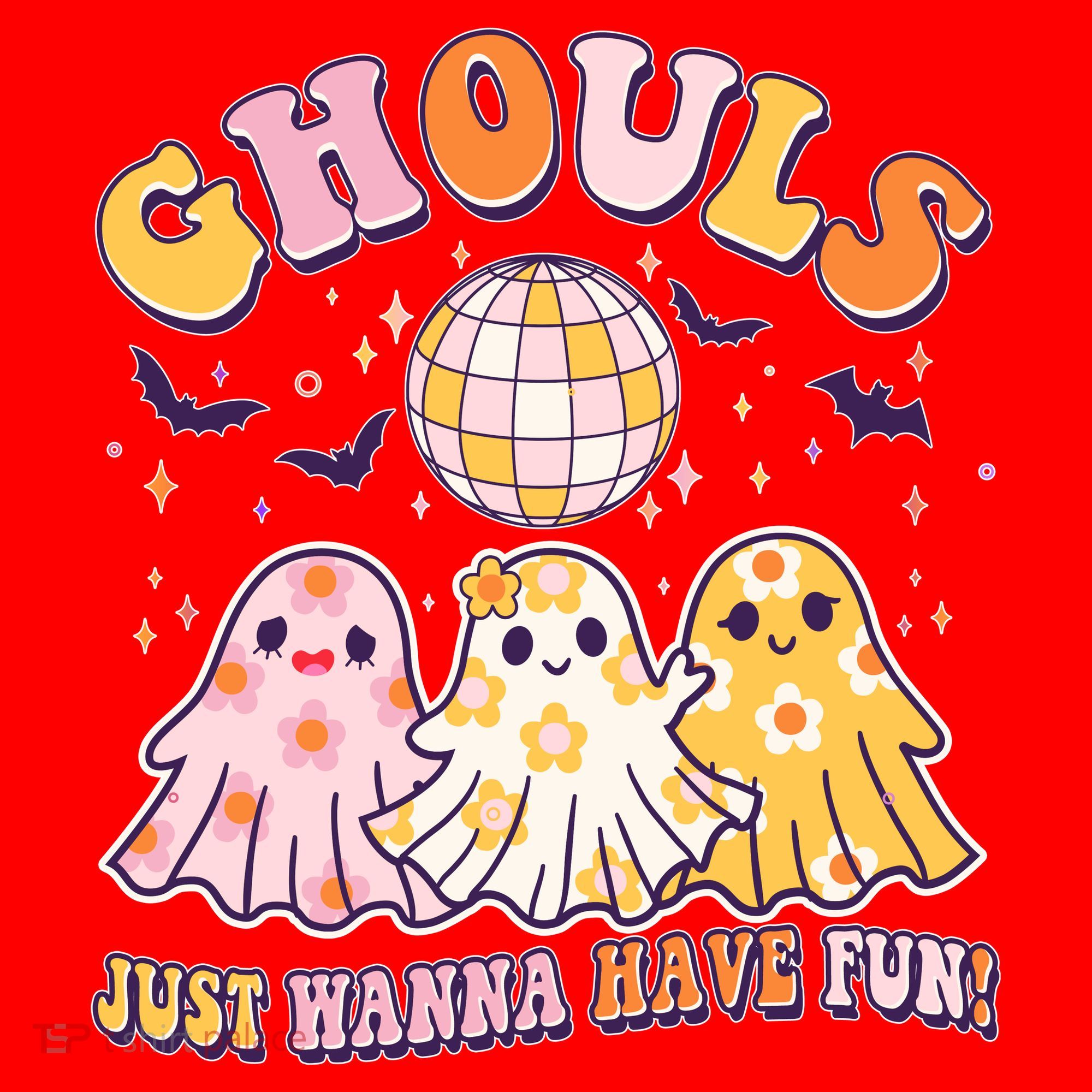 Halloween Ghouls Just Wanna Have Fun Santa Hat