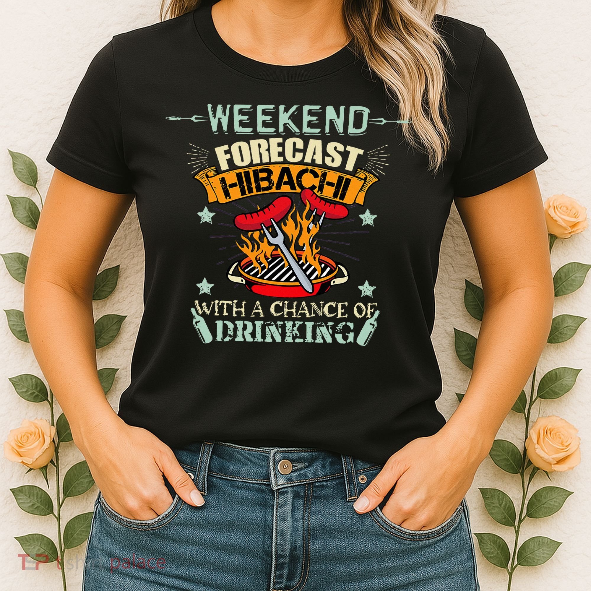 Hibachi Grill Lover Japanese Barbecue Hibachi Women's T-Shirt