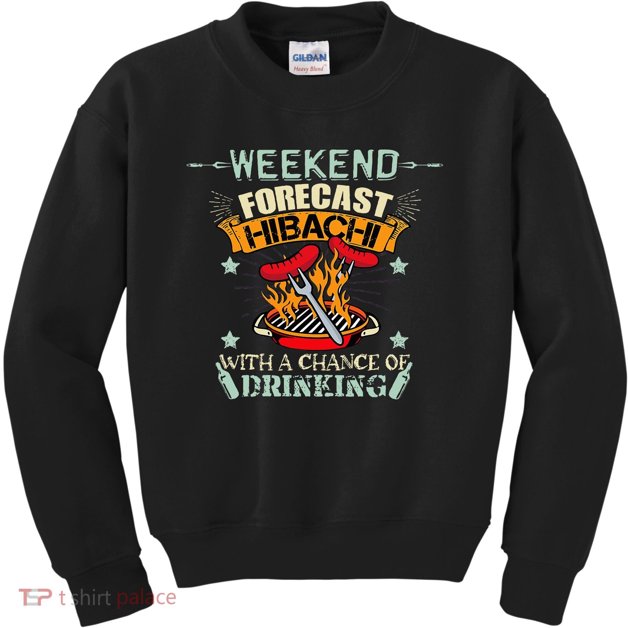 Hibachi Grill Lover Japanese Barbecue Hibachi Kids Sweatshirt