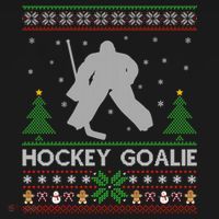 Hockey Goaltender Lover Ugly Hockey Goaltender Christmas Funny Gift Women's Hoodie thumb 2
