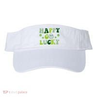 Happy Go Lucky Retro Hippie St Patrick's Day Visor thumb 0