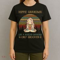 Hippie Grandma Like A Regular Grandma Vintage T-Shirt thumb 4