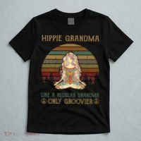 Hippie Grandma Like A Regular Grandma Vintage T-Shirt thumb 5