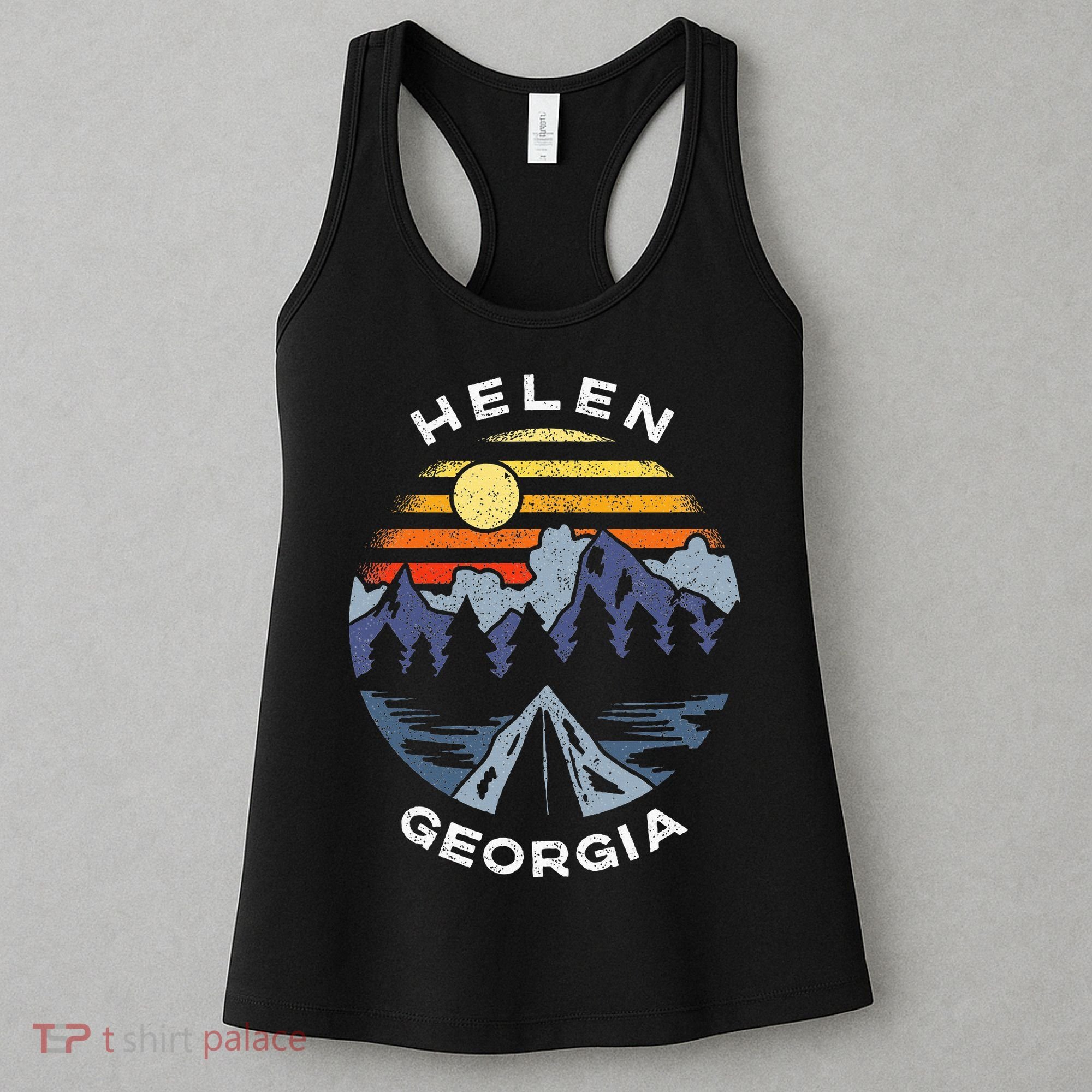 Helen Georgia Mountains Lake Ga Vacation Souvenir Women's Tank Top