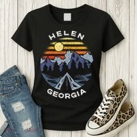 Helen Georgia Mountains Lake Ga Vacation Souvenir Women's T-Shirt thumb 3