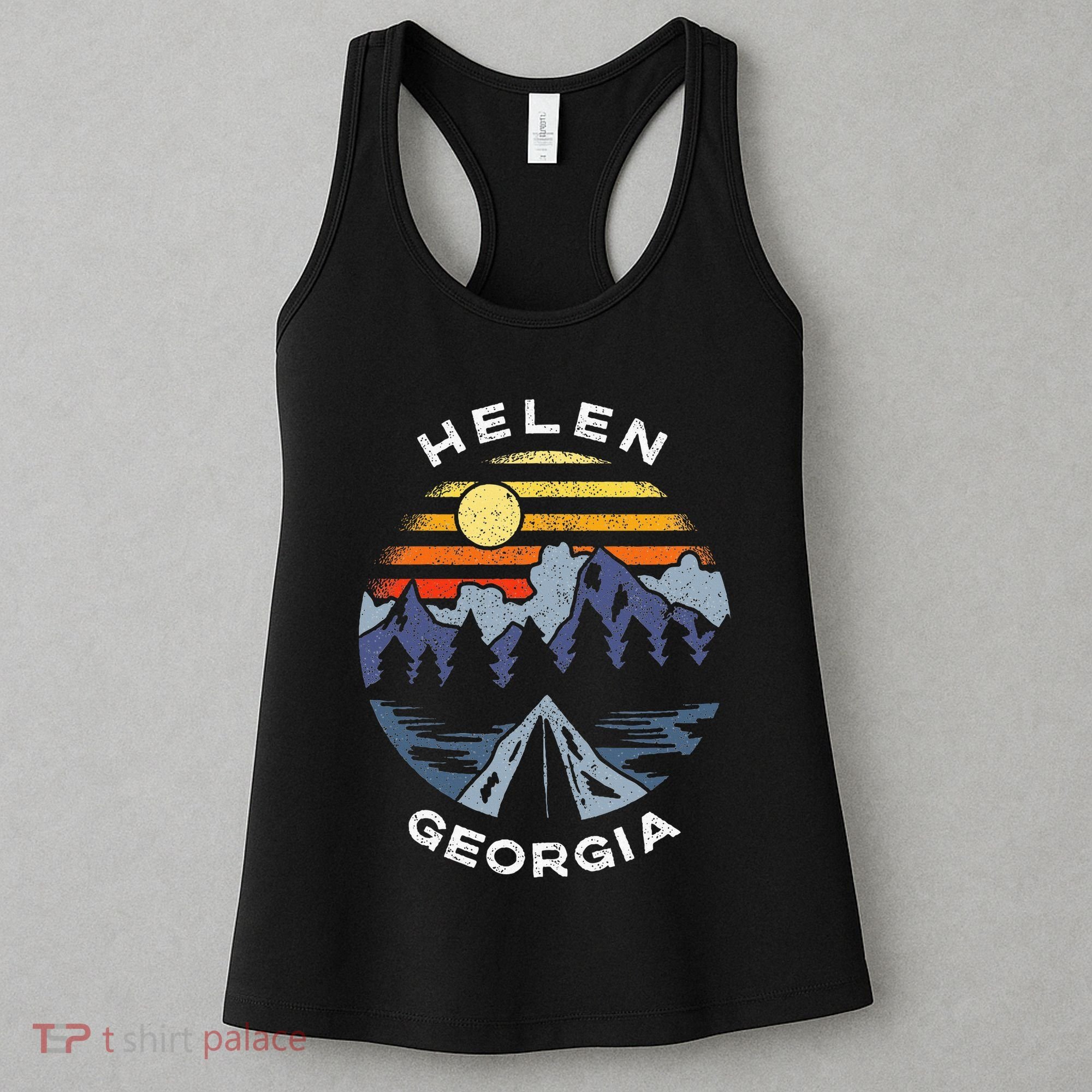 Helen Georgia Mountains Lake Ga Vacation Souvenir Women's Tank Top