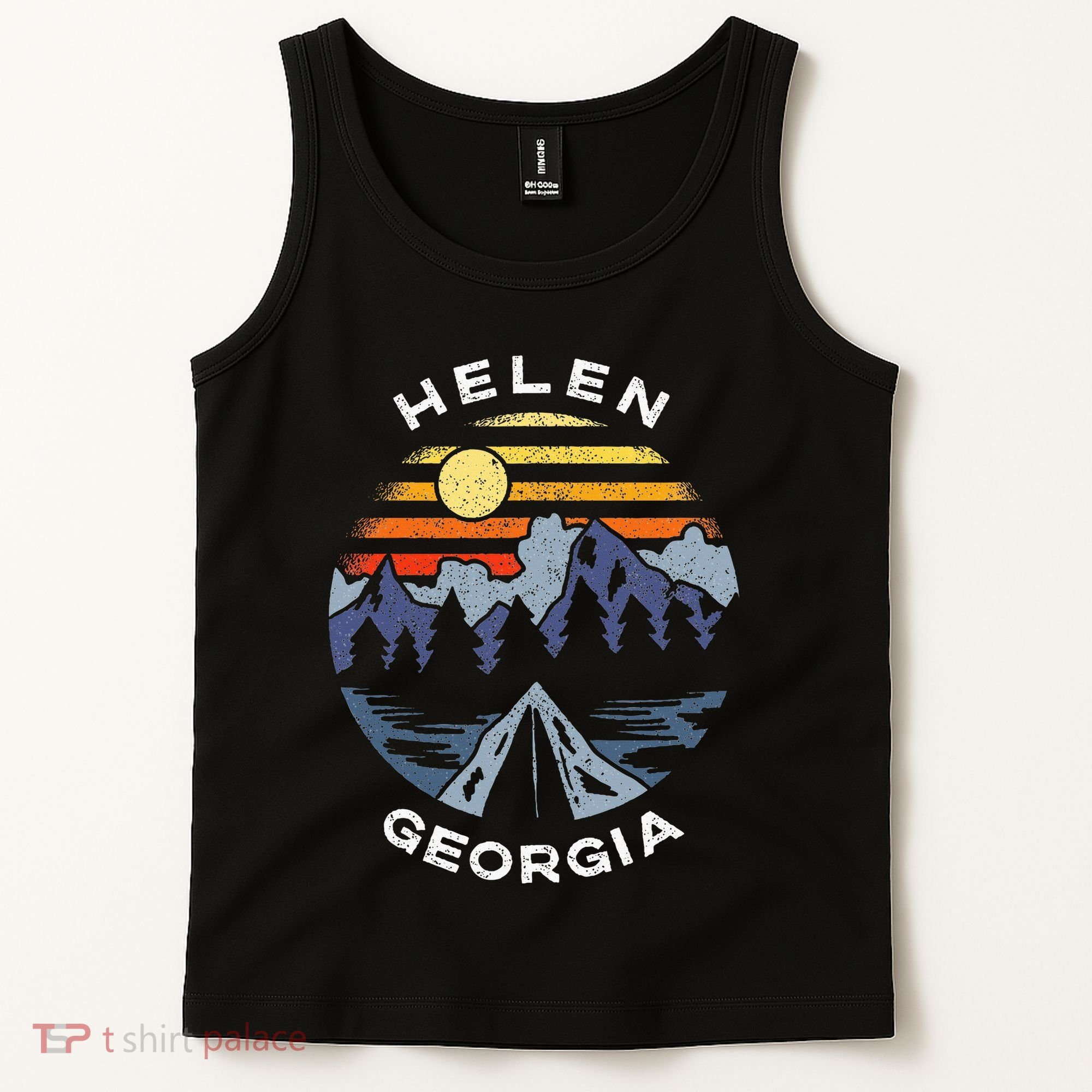 Helen Georgia Mountains Lake Ga Vacation Souvenir Tank Top