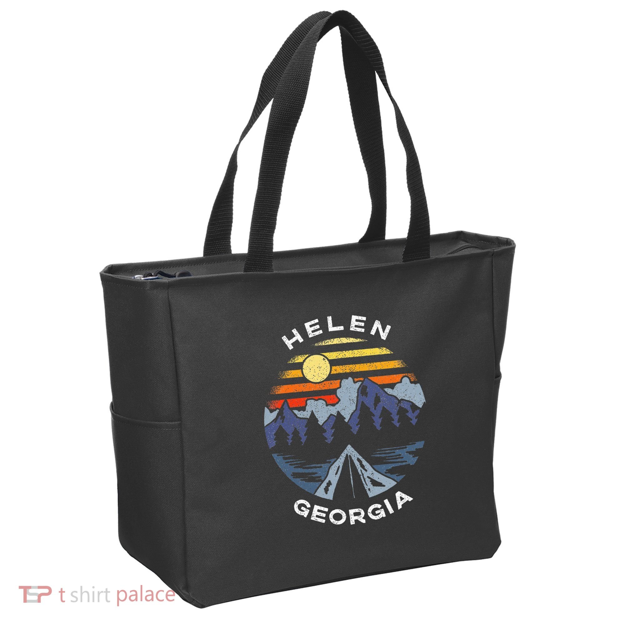 Helen Georgia Mountains Lake Ga Vacation Souvenir Tote Bag