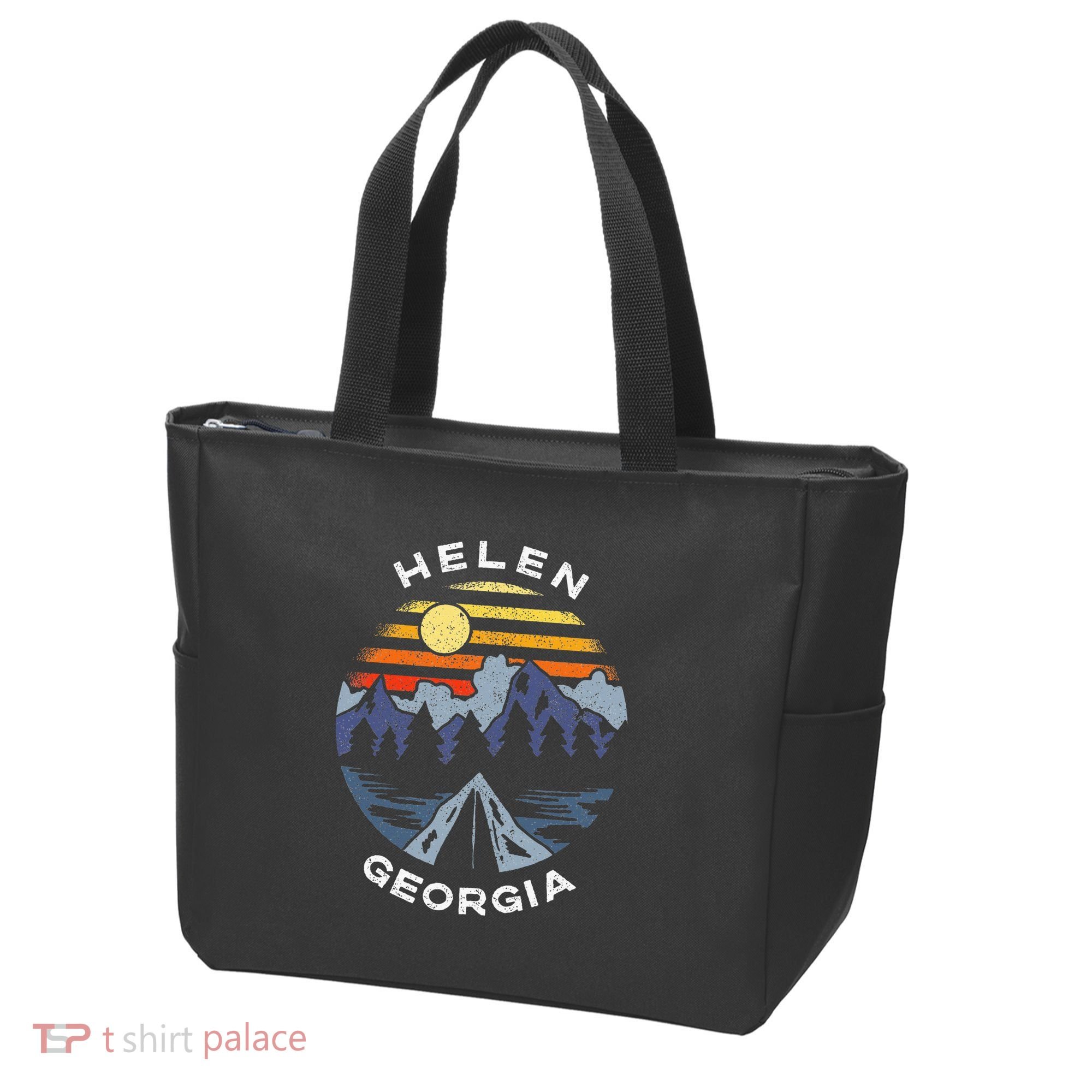 Helen Georgia Mountains Lake Ga Vacation Souvenir Tote Bag