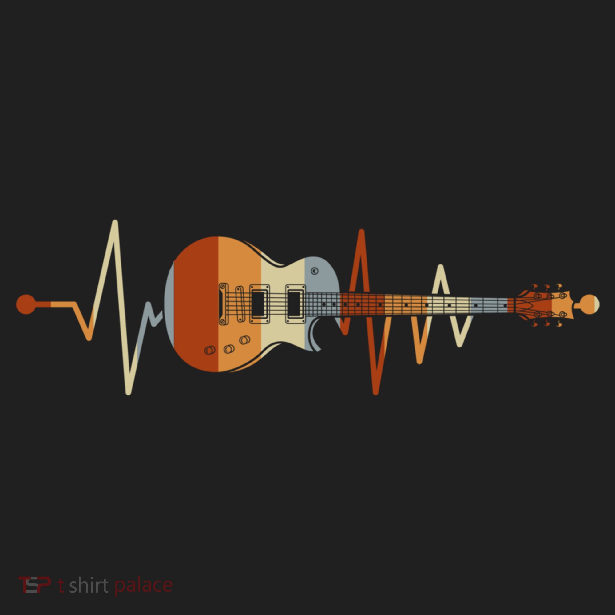 Heartbeat Guitar Meaningful Gift Women's Sweatshirt