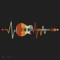 Heartbeat Guitar Meaningful Gift Beanie thumb 2