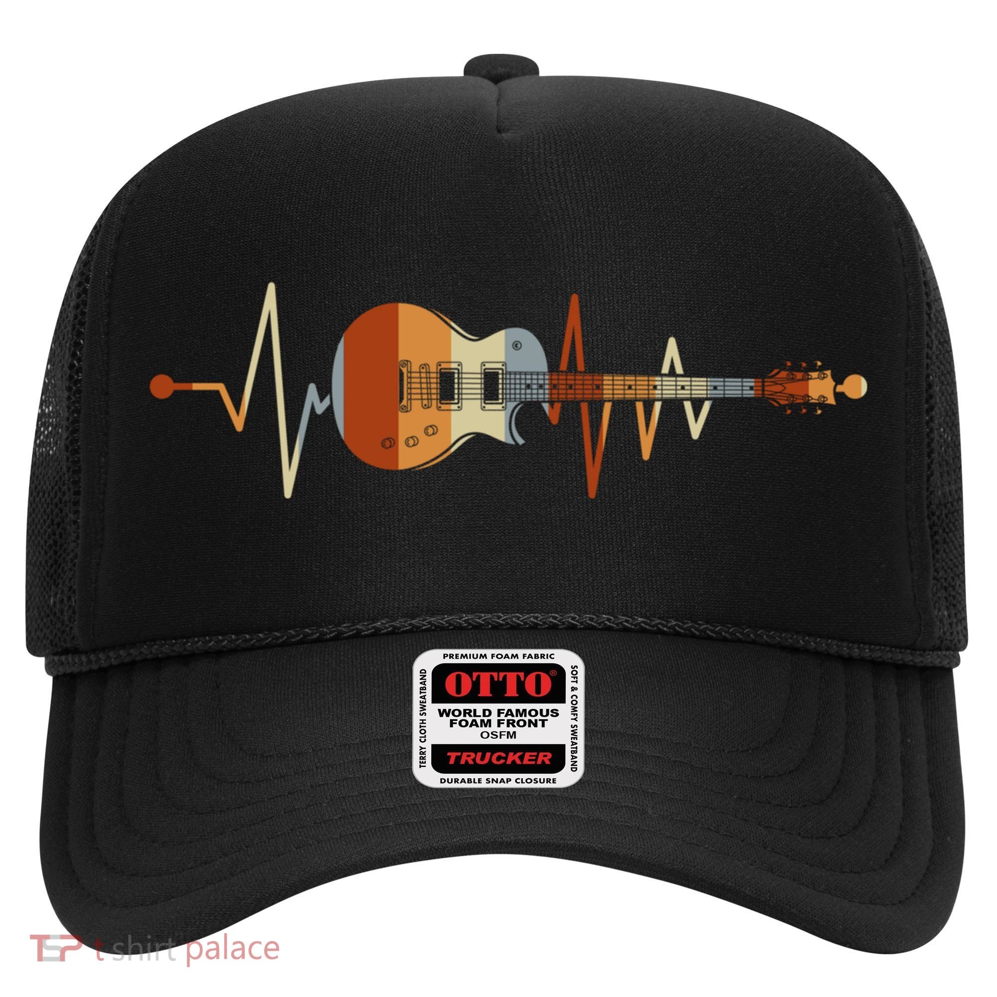 Heartbeat Guitar Meaningful Gift Hat