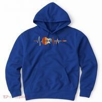 Heartbeat Guitar Meaningful Gift Hoodie thumb 0