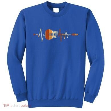 Heartbeat Guitar Meaningful Gift Sweatshirt