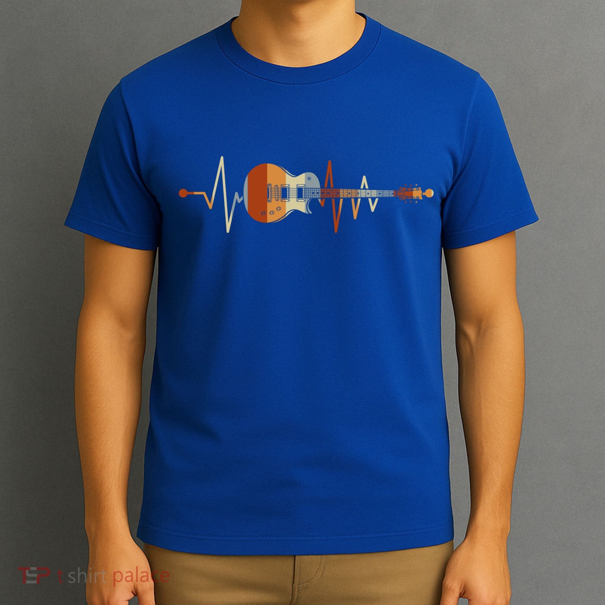 Heartbeat Guitar Meaningful Gift T-Shirt