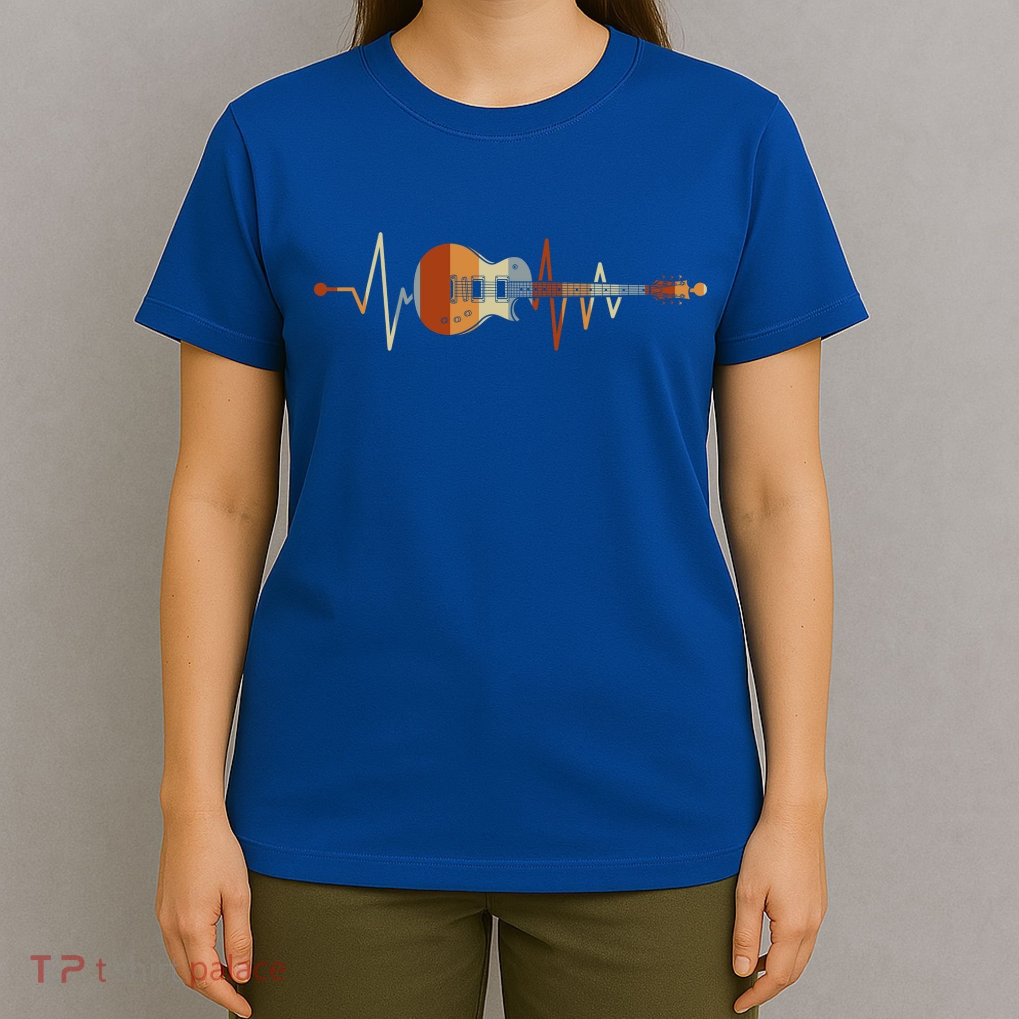 Heartbeat Guitar Meaningful Gift T-Shirt