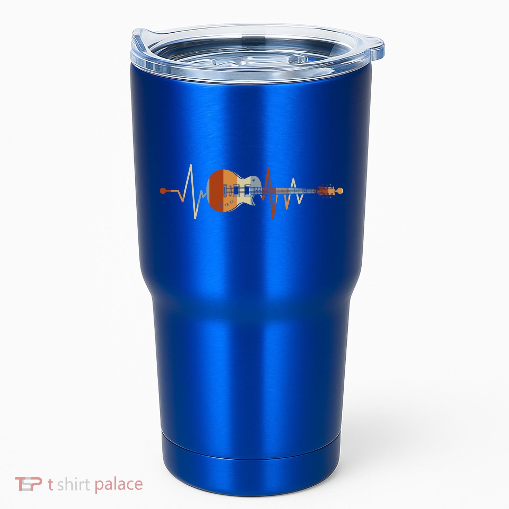 Heartbeat Guitar Meaningful Gift Tumbler