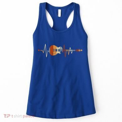 Heartbeat Guitar Meaningful Gift Women's Tank Top