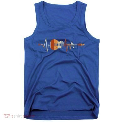 Heartbeat Guitar Meaningful Gift Tank Top