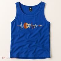 Heartbeat Guitar Meaningful Gift Tank Top thumb 2