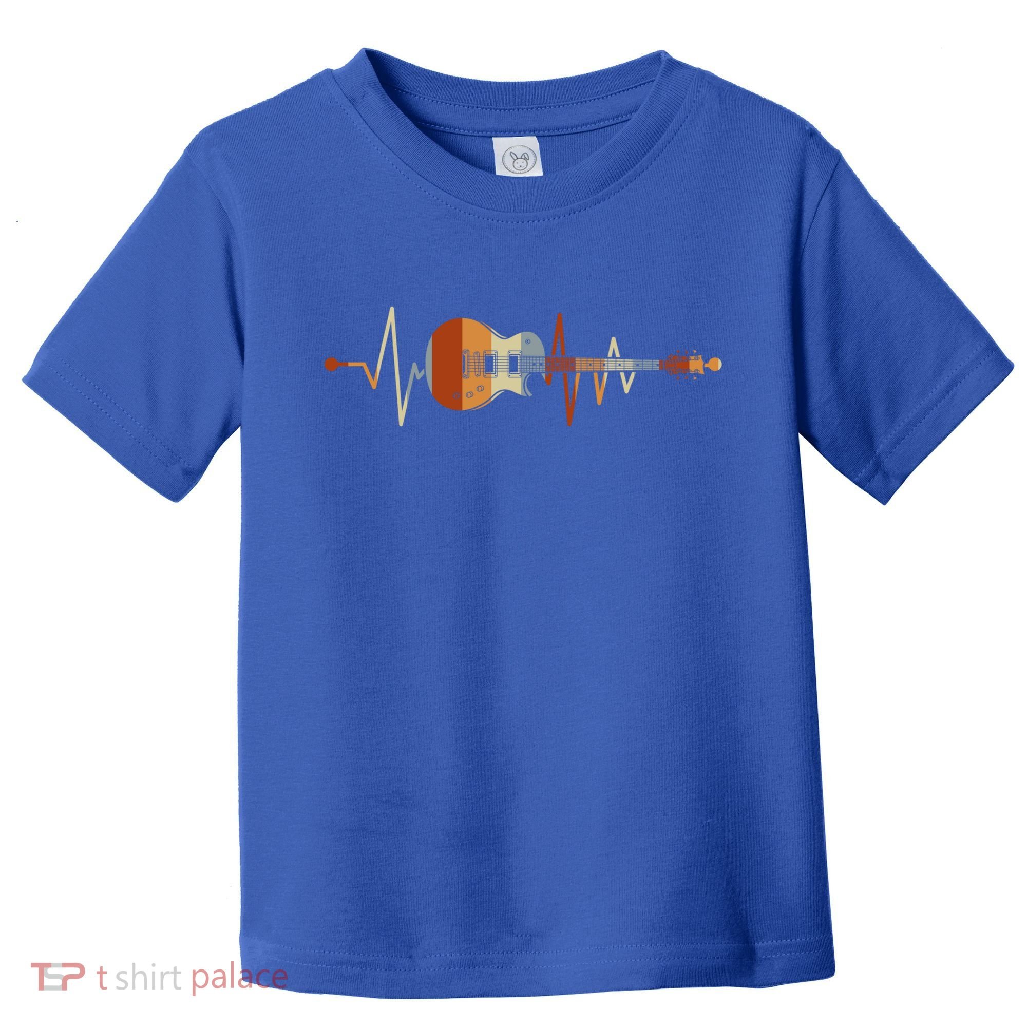 Heartbeat Guitar Meaningful Gift Toddler T-Shirt