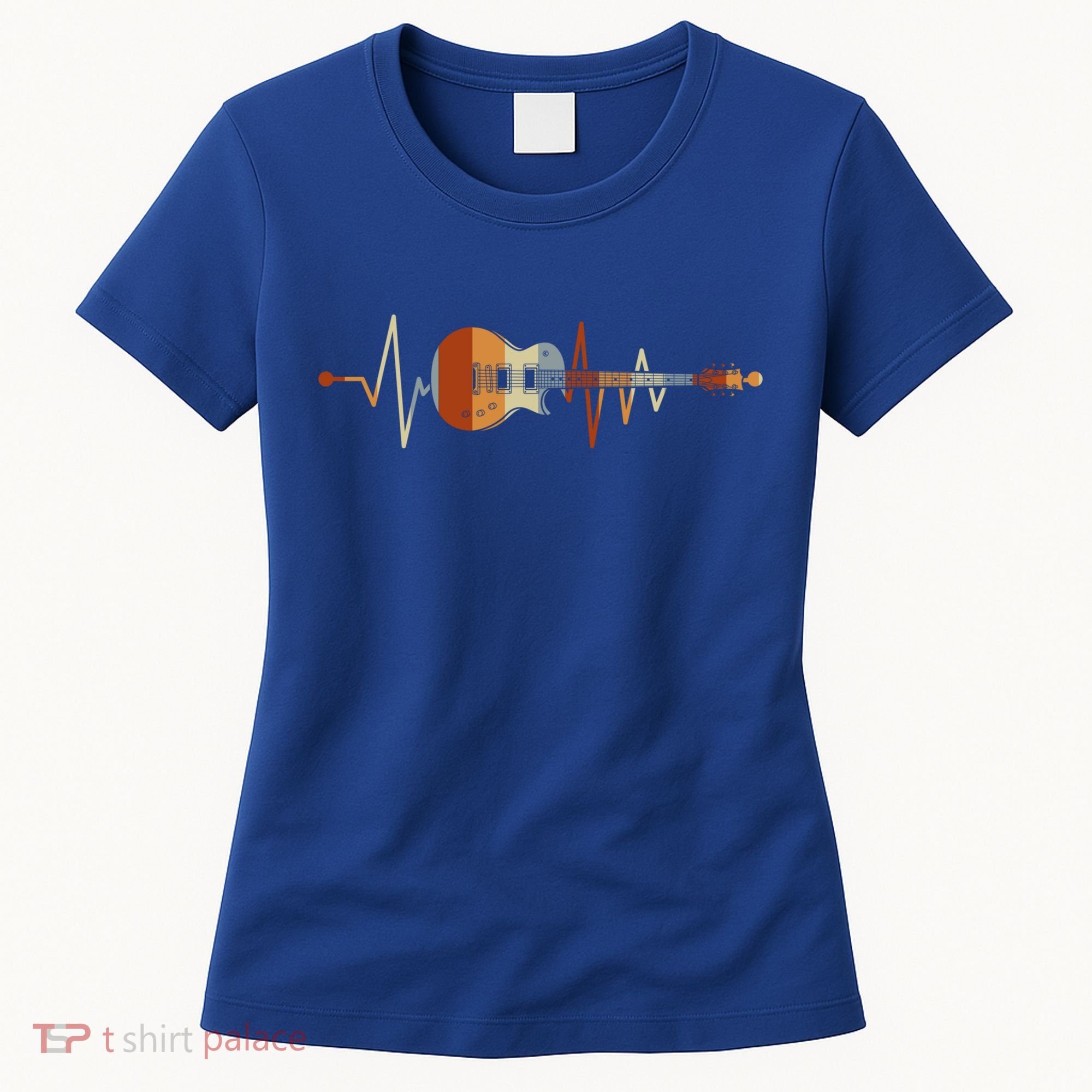 Heartbeat Guitar Meaningful Gift Women's T-Shirt