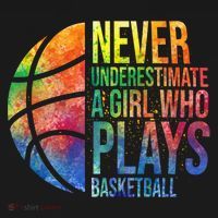 Hoops Girls Never Underestimate A Girl Who Plays Basketball Gift Women's Hoodie thumb 2