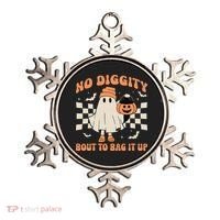 Halloween Ghost No Diggity Bout To Bag It Up Ornament thumb 0