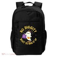 Halloween Ghost No Diggity Bout To Bag It Up Backpack thumb 0