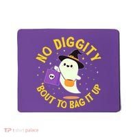 Halloween Ghost No Diggity Bout To Bag It Up Mousepad thumb 0