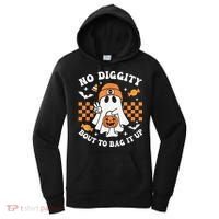 Halloween Ghost No Diggity Bout To Bag It Up Women's Hoodie thumb 0