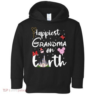 Happiest Grandma On Earth Toddler Hoodie