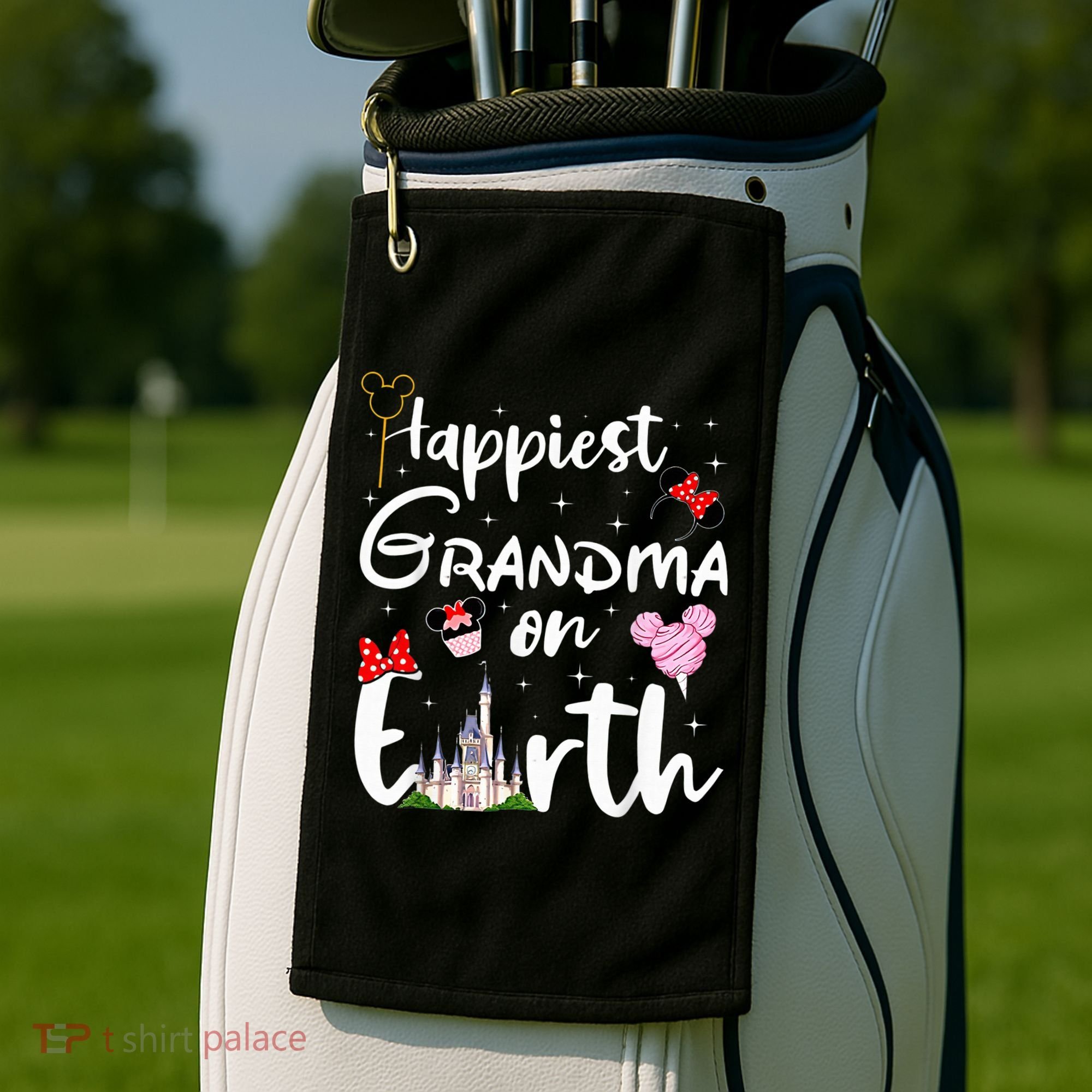 Happiest Grandma On Earth Golf Towel