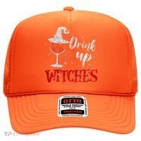 Halloween Glass Of Wine Drink Up Witche Hat thumb 0