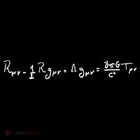 Handwritten General Relativity Field Equations Of Physics Coaster thumb 2