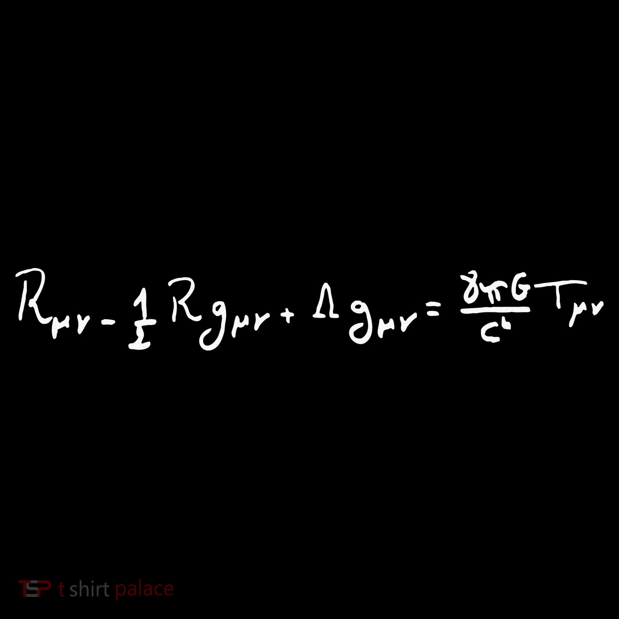 Handwritten General Relativity Field Equations Of Physics Coaster