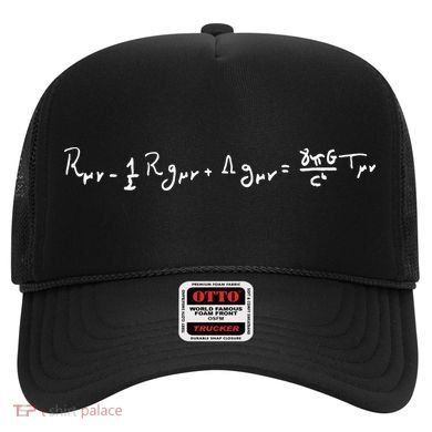 Handwritten General Relativity Field Equations Of Physics Hat
