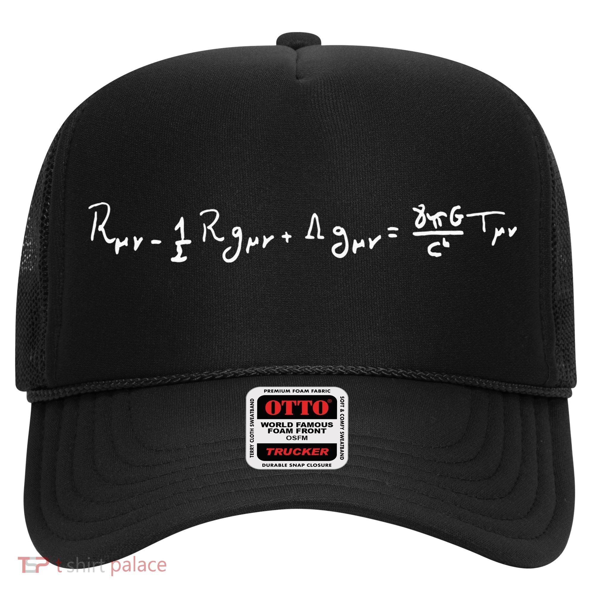 Handwritten General Relativity Field Equations Of Physics Hat