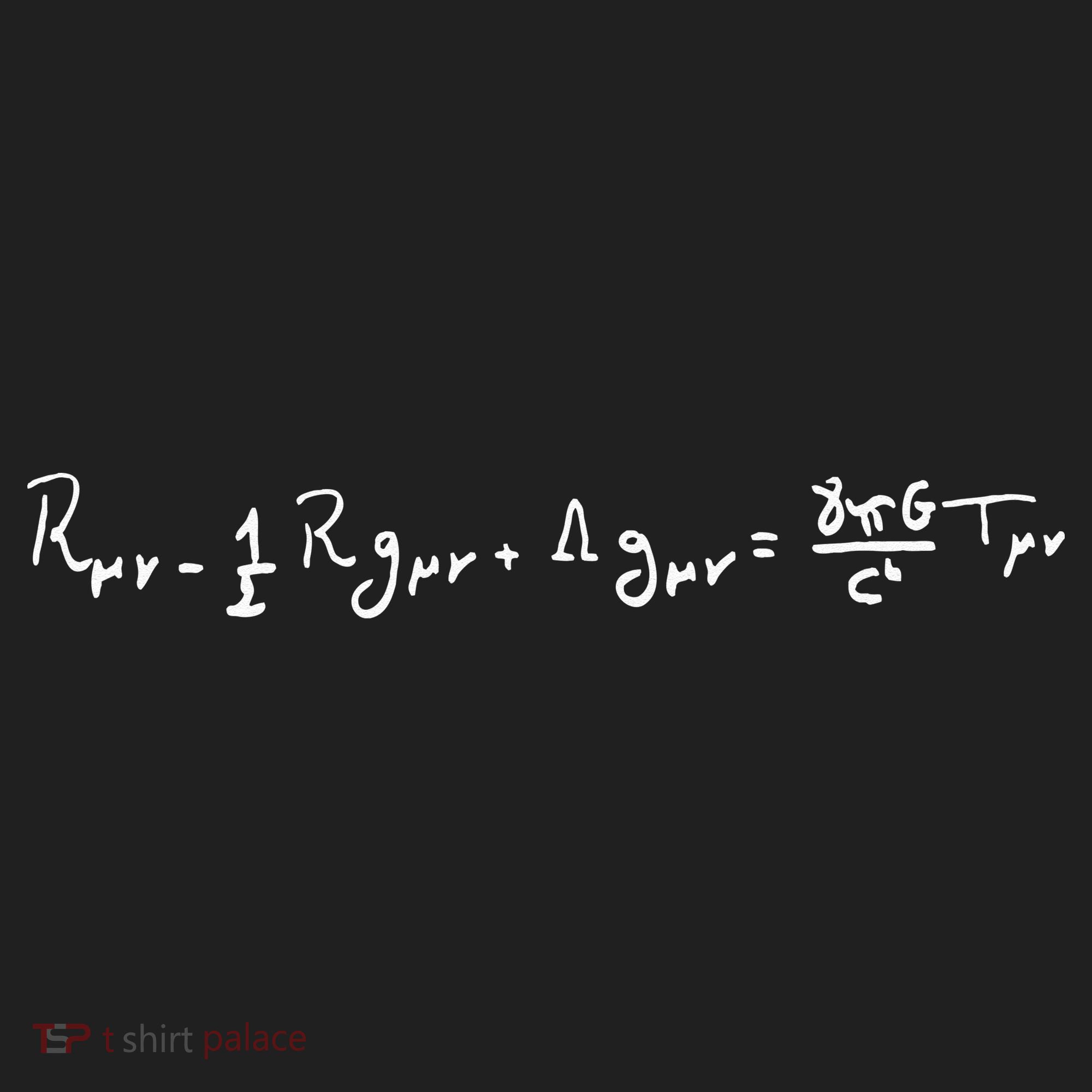 Handwritten General Relativity Field Equations Of Physics Hat