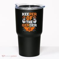 Hilarious Gender Reveal Halloween Party Surprise Tumbler thumb 0