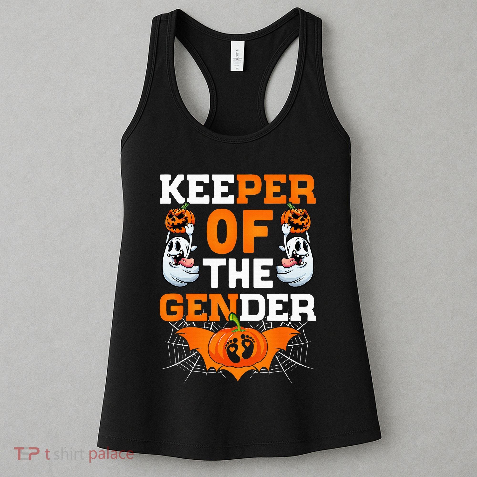 Hilarious Gender Reveal Halloween Party Surprise Women's Tank Top