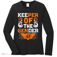 Hilarious Gender Reveal Halloween Party Surprise Women's Long Sleeve Shirt thumb 0